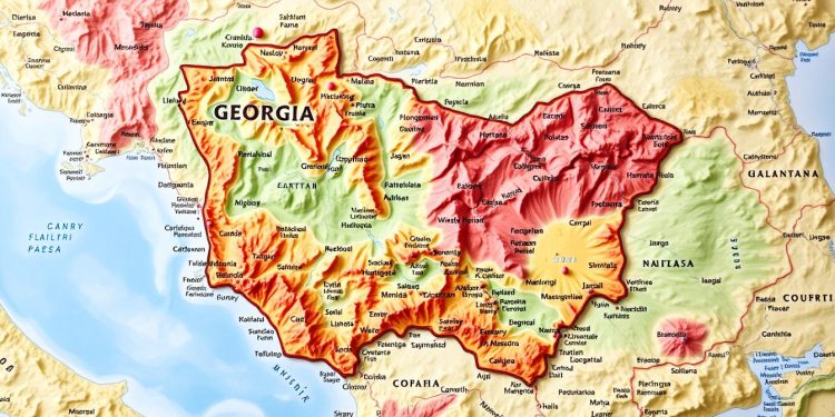 gdzie leży gruzja