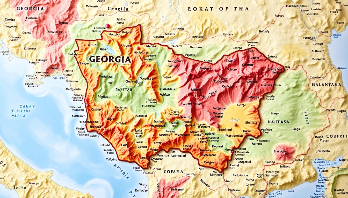 gdzie leży gruzja